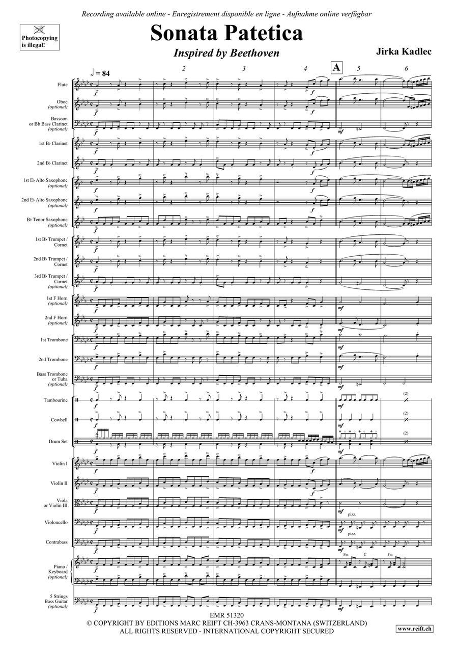 Sonata Patetica Sonata Patetica Orchestra scores gallery preview page 5