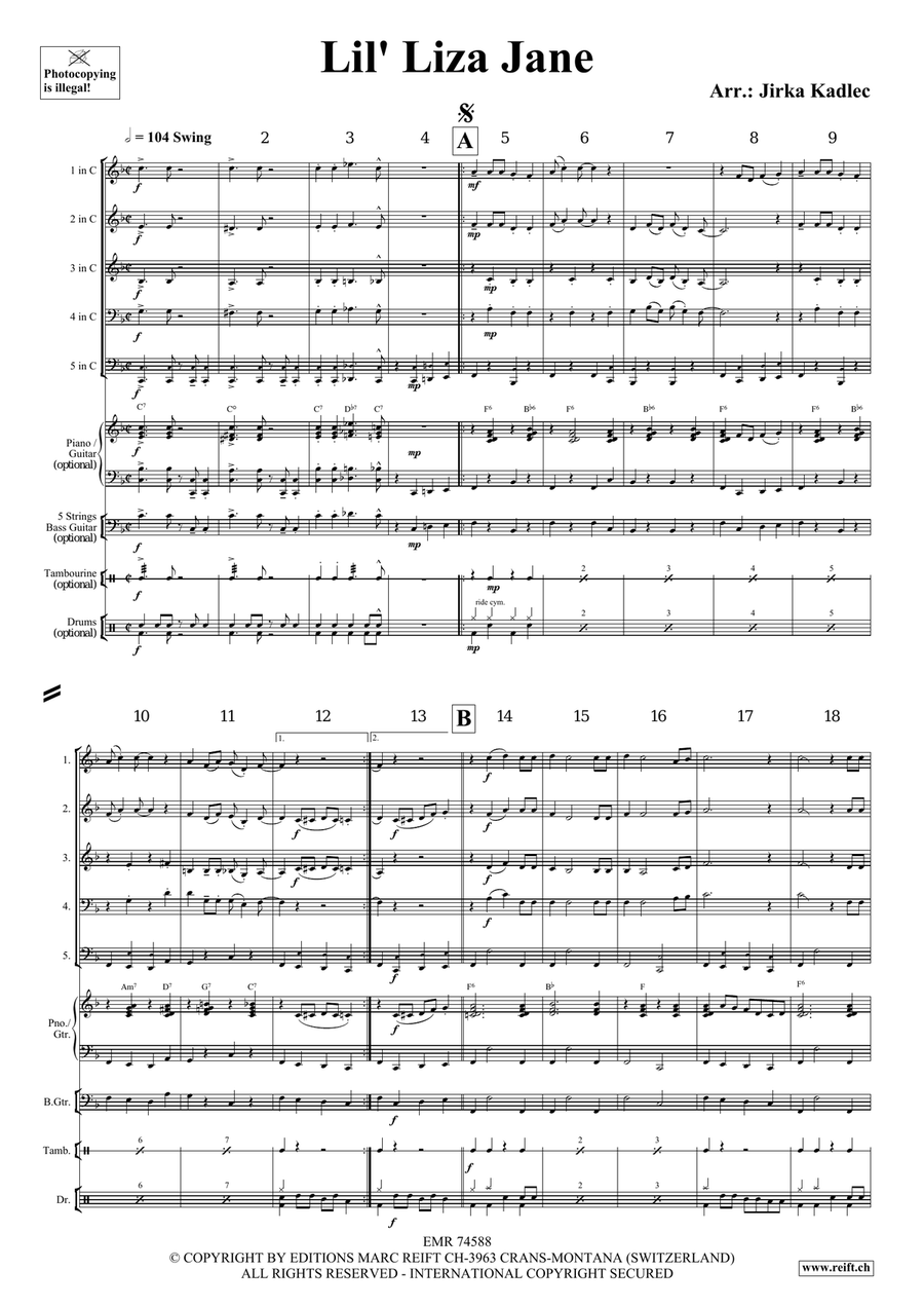 Lil' Liza Jane Lil' Liza Jane Score scores gallery preview page 3