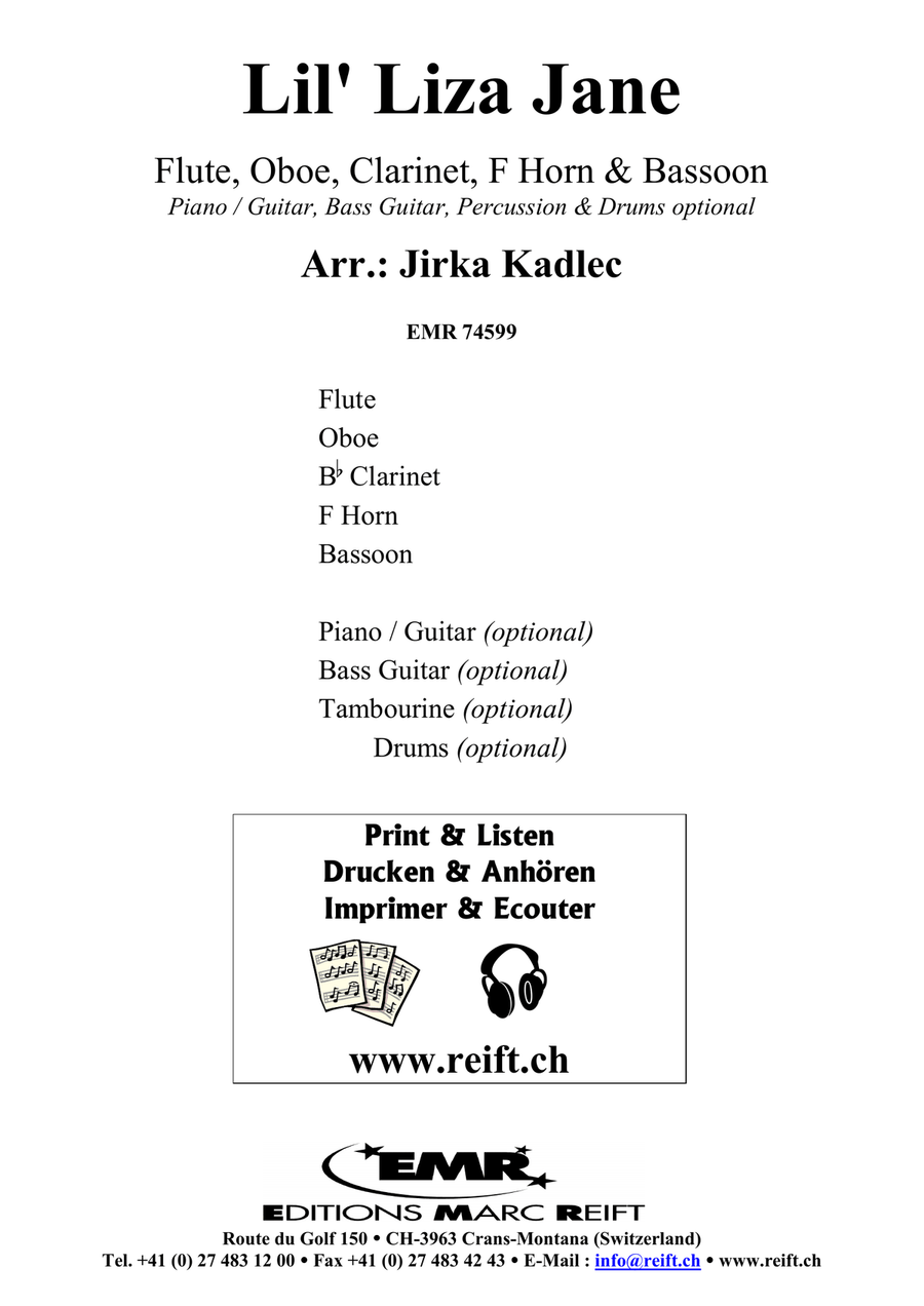 Lil' Liza Jane Lil' Liza Jane Woodwind Quintet scores gallery preview page 2