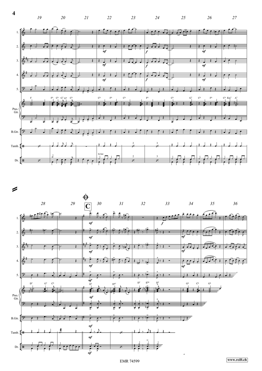 Lil' Liza Jane Lil' Liza Jane Woodwind Quintet scores gallery preview page 4