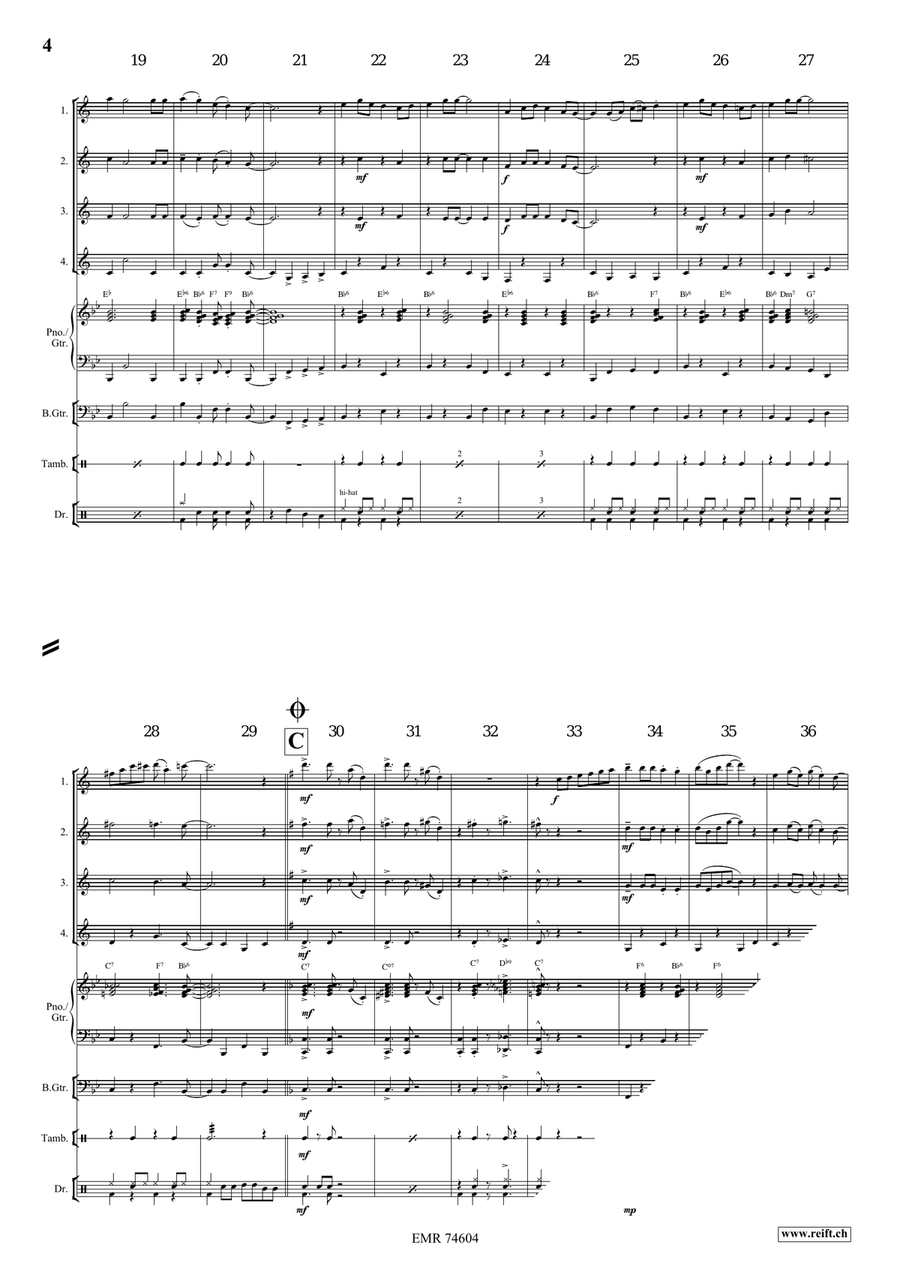 Lil' Liza Jane Lil' Liza Jane Clarinet Quartet scores gallery preview page 4