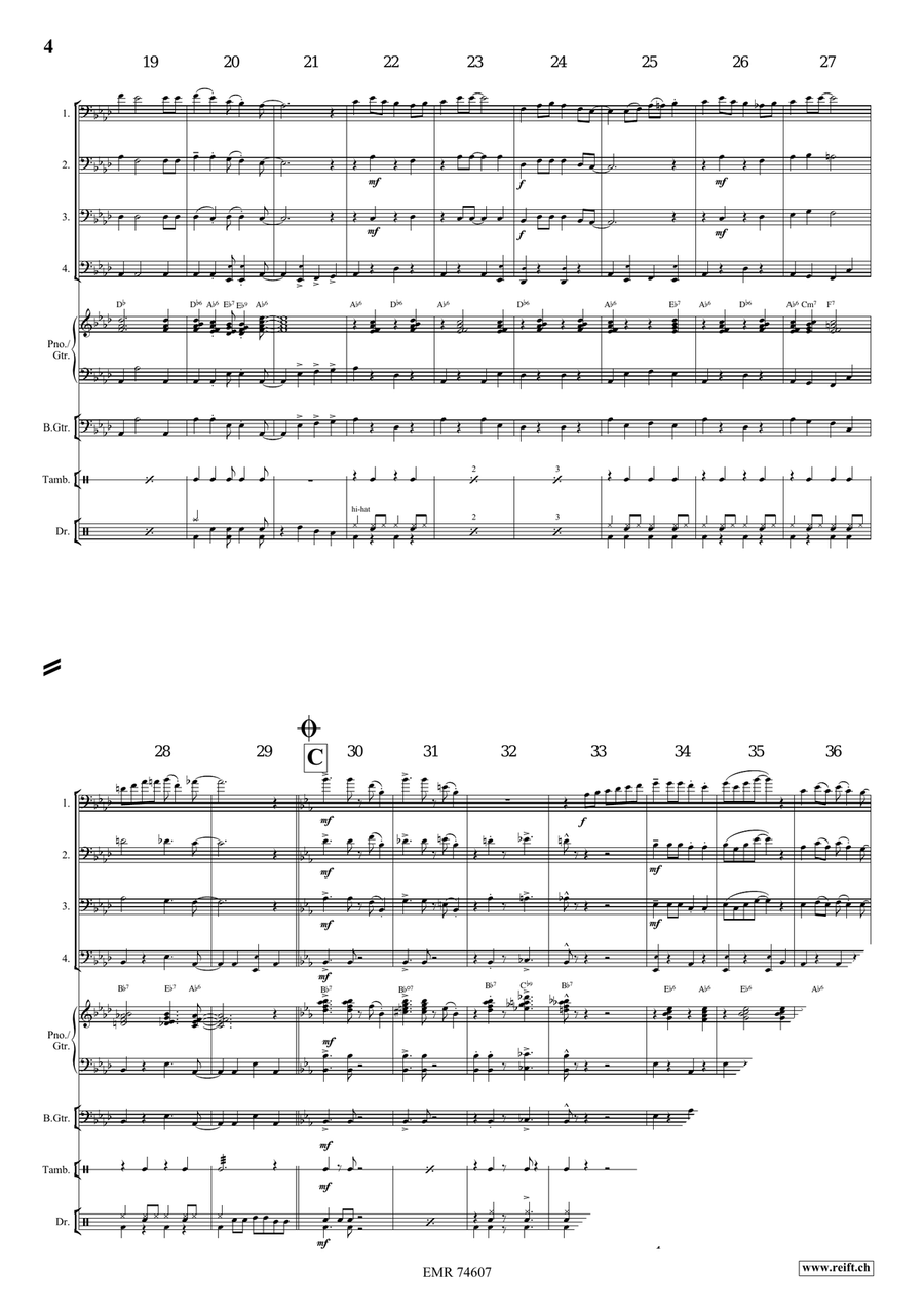 Lil' Liza Jane Lil' Liza Jane Trombone Quartet scores gallery preview page 4