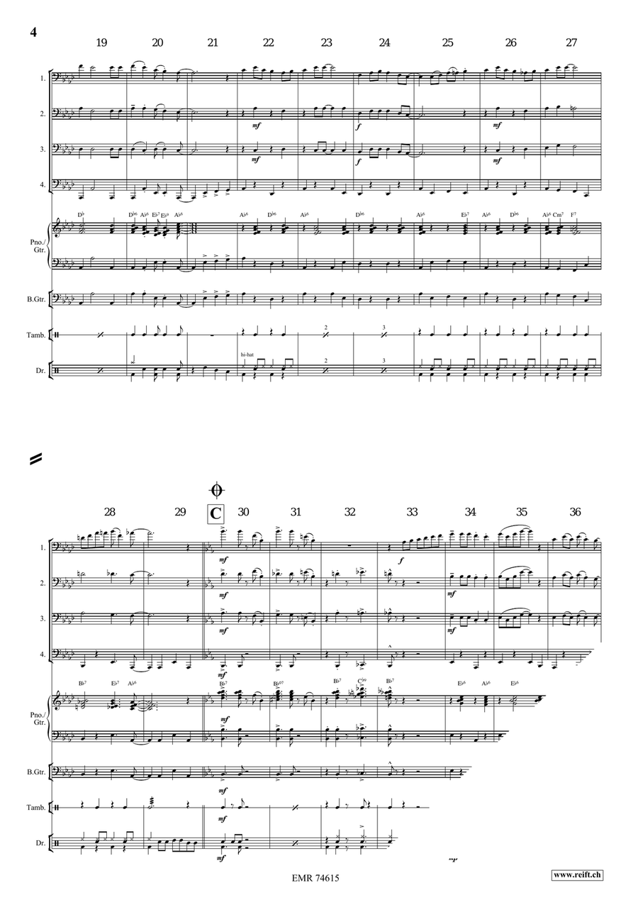 Lil' Liza Jane Lil' Liza Jane Tuba Quartet scores gallery preview page 4