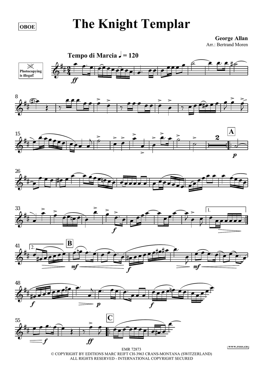 The Knight Templar The Knight Templar Piano Accompaniment scores gallery preview page 3
