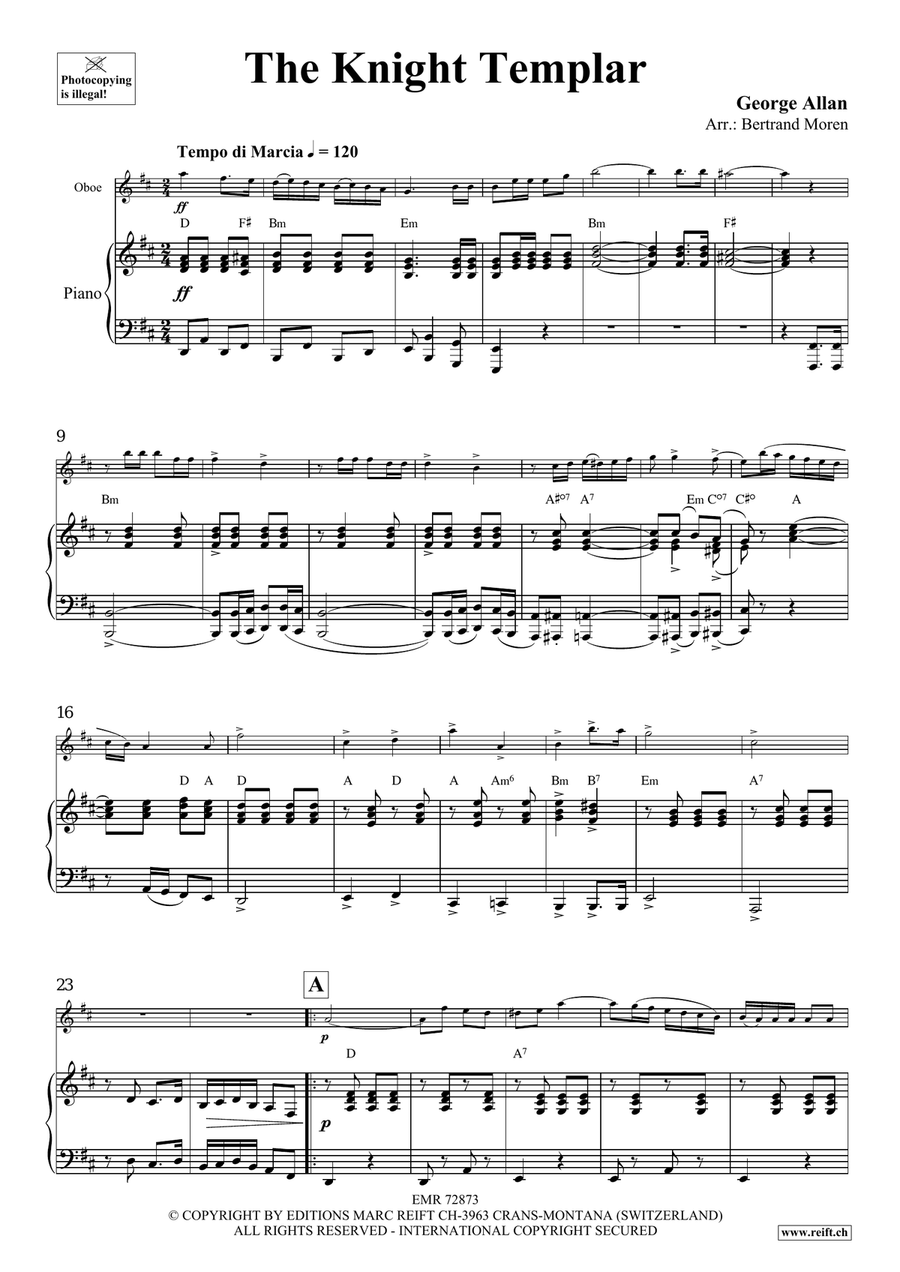 The Knight Templar The Knight Templar Piano Accompaniment scores gallery preview page 4