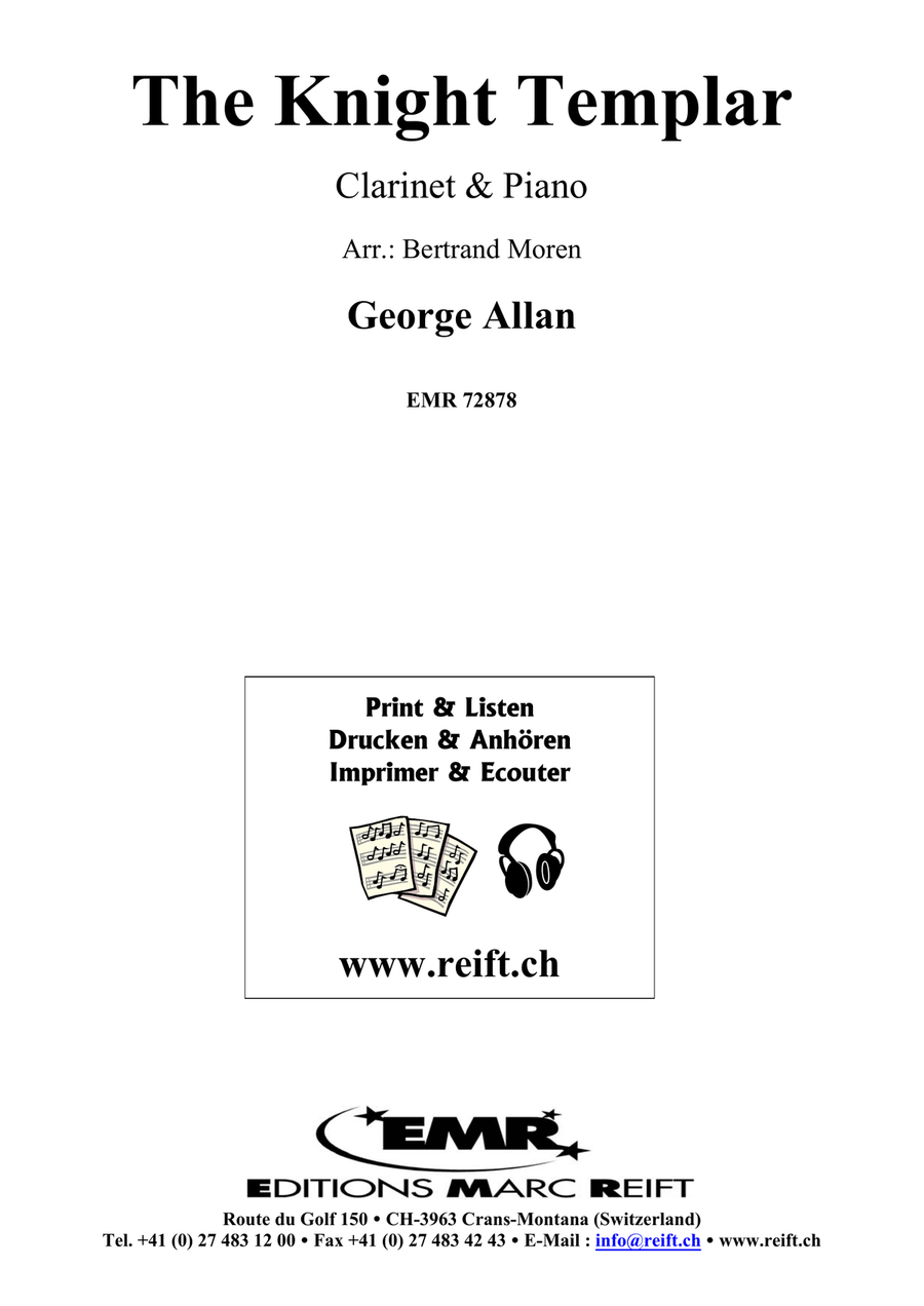 The Knight Templar The Knight Templar Clarinet Solo scores gallery preview page 2