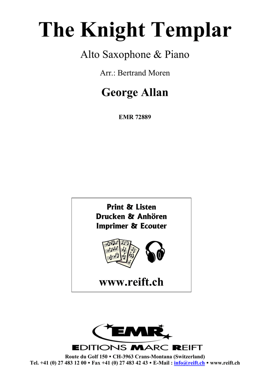 The Knight Templar The Knight Templar Alto Saxophone scores gallery preview page 2