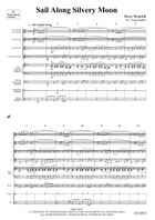 Sail Along Silvery Moon Clarinet Quartet scores gallery preview page 3