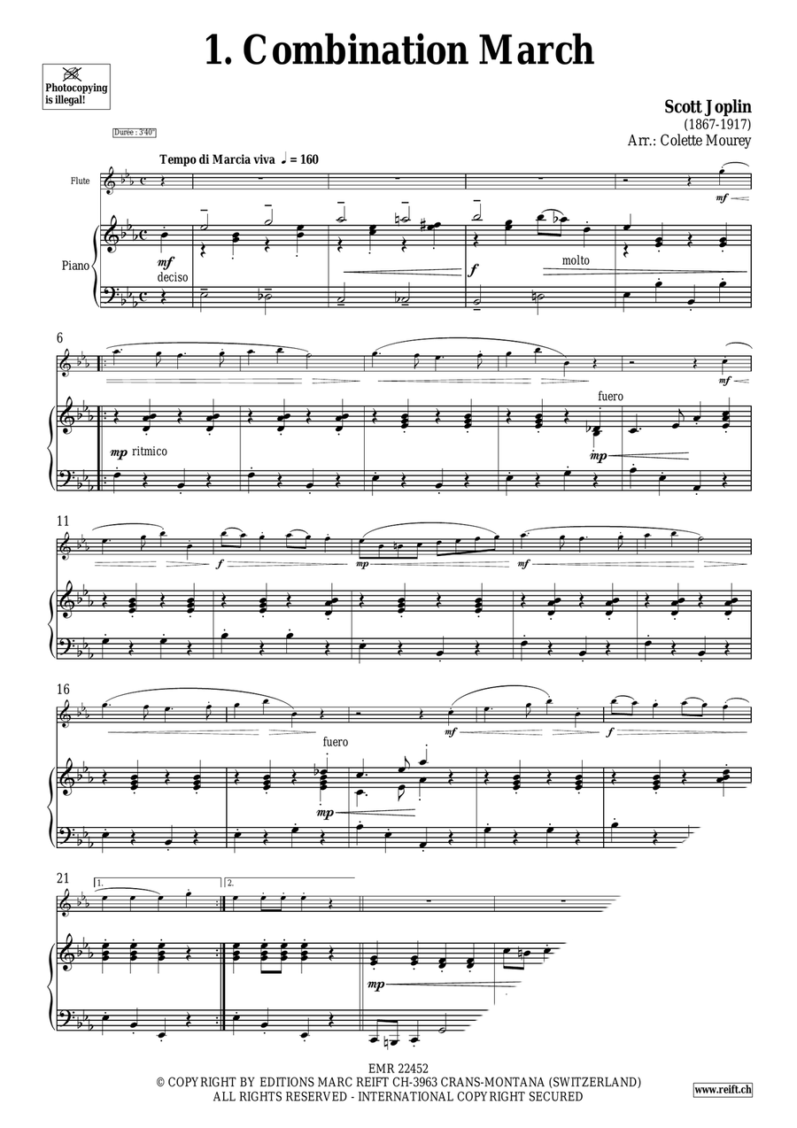 20 Greatest Marches 20 Greatest Marches Flute Solo scores gallery preview page 3