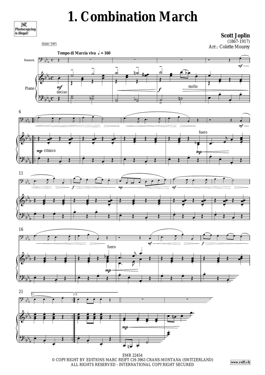 20 Greatest Marches 20 Greatest Marches Bassoon Solo scores gallery preview page 3