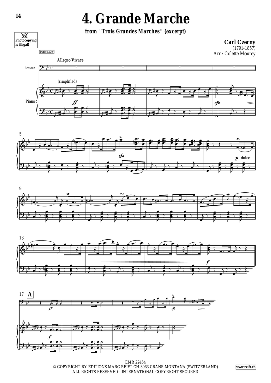20 Greatest Marches 20 Greatest Marches Bassoon Solo scores gallery preview page 6