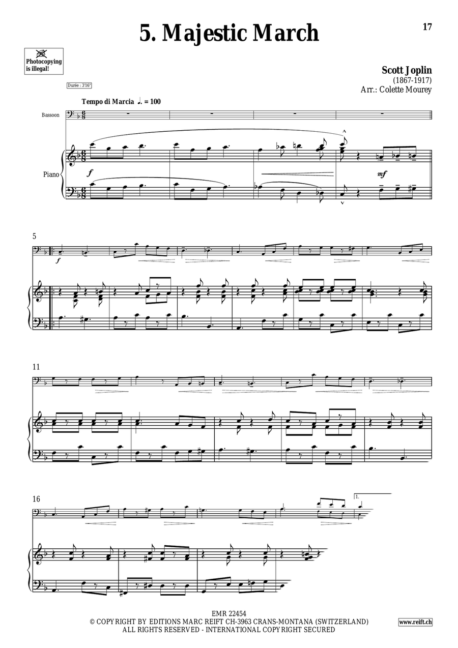 20 Greatest Marches 20 Greatest Marches Bassoon Solo scores gallery preview page 7