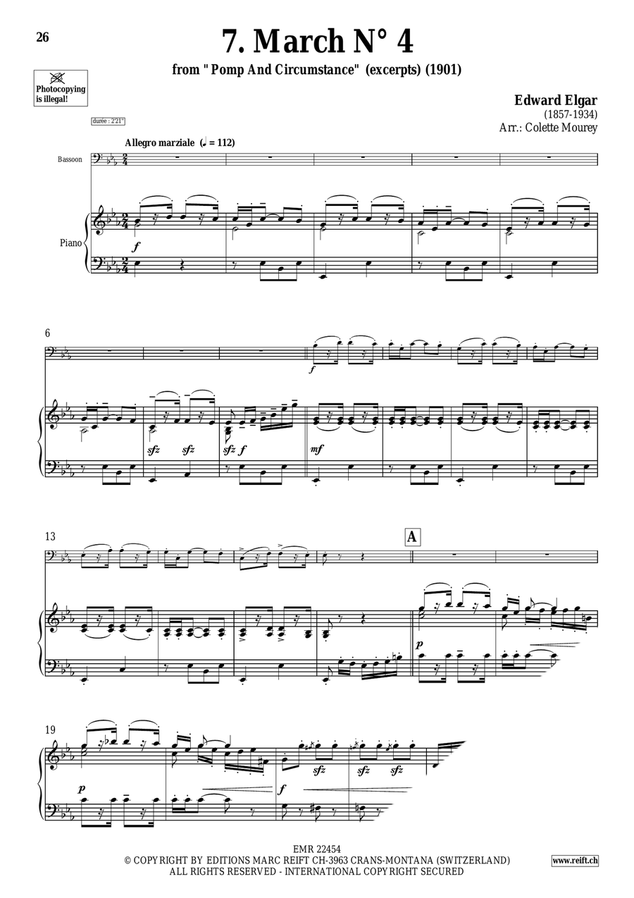 20 Greatest Marches 20 Greatest Marches Bassoon Solo scores gallery preview page 9