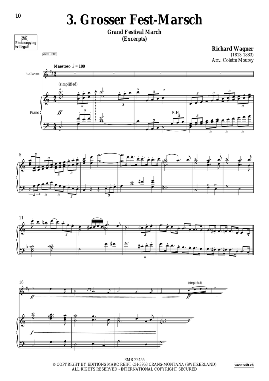 20 Greatest Marches 20 Greatest Marches Clarinet Solo scores gallery preview page 5