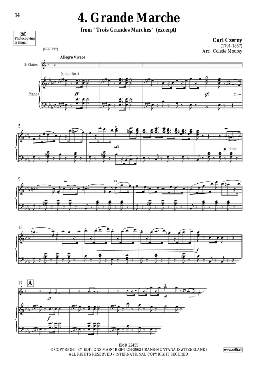 20 Greatest Marches 20 Greatest Marches Clarinet Solo scores gallery preview page 6