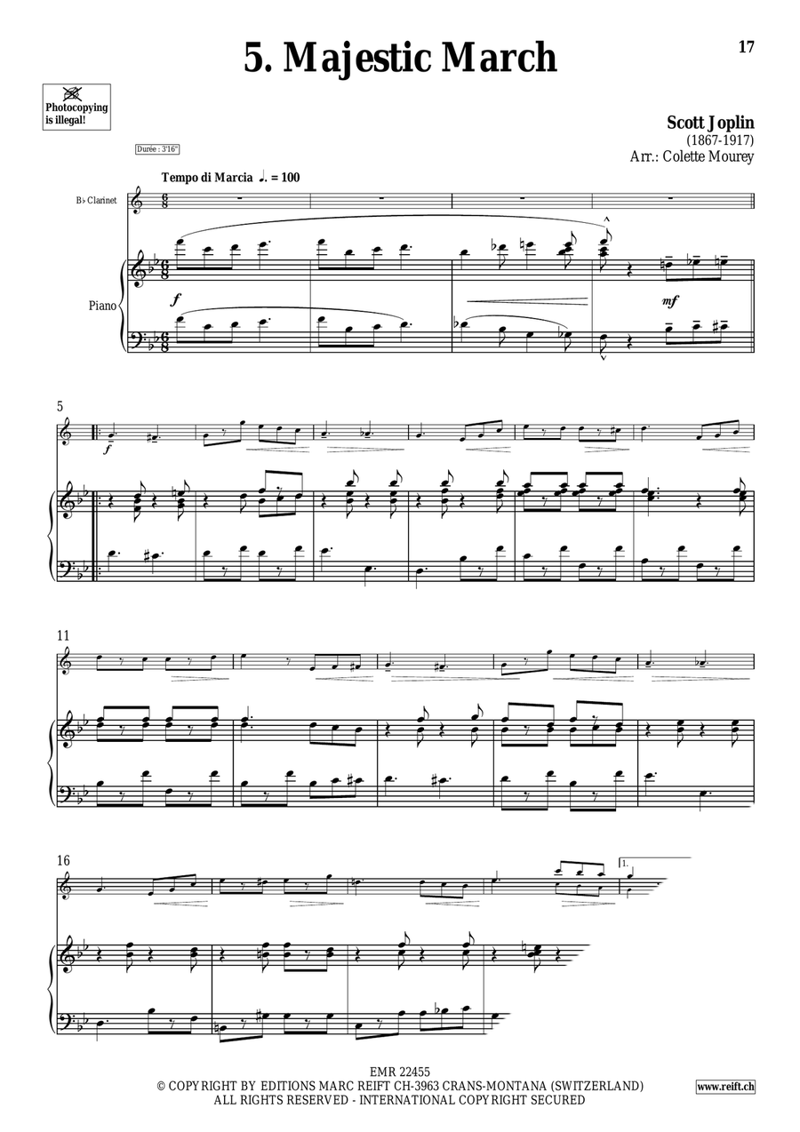 20 Greatest Marches 20 Greatest Marches Clarinet Solo scores gallery preview page 7