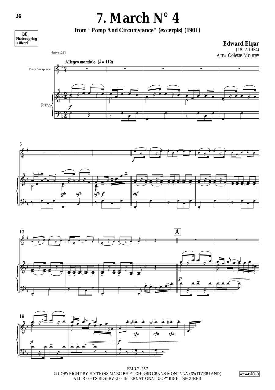 20 Greatest Marches 20 Greatest Marches Tenor Saxophone scores gallery preview page 9