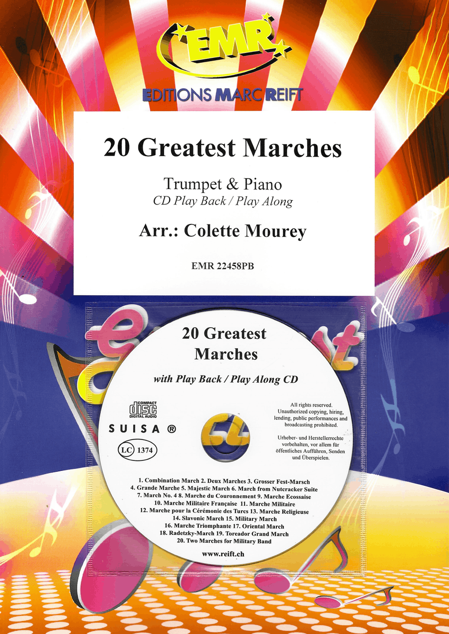 20 Greatest Marches 20 Greatest Marches Trumpet Solo scores gallery preview page 1