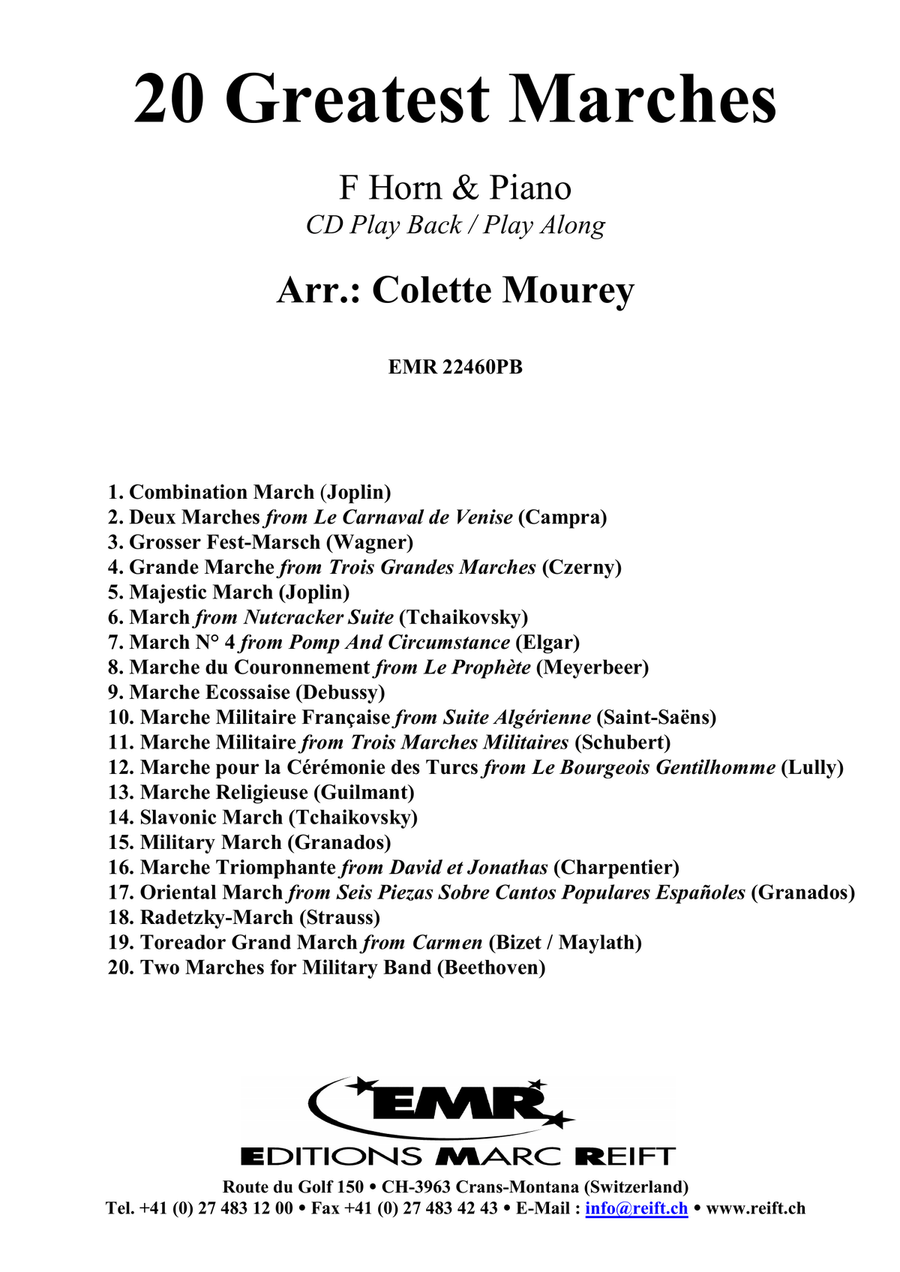 20 Greatest Marches 20 Greatest Marches Piano Accompaniment scores gallery preview page 2