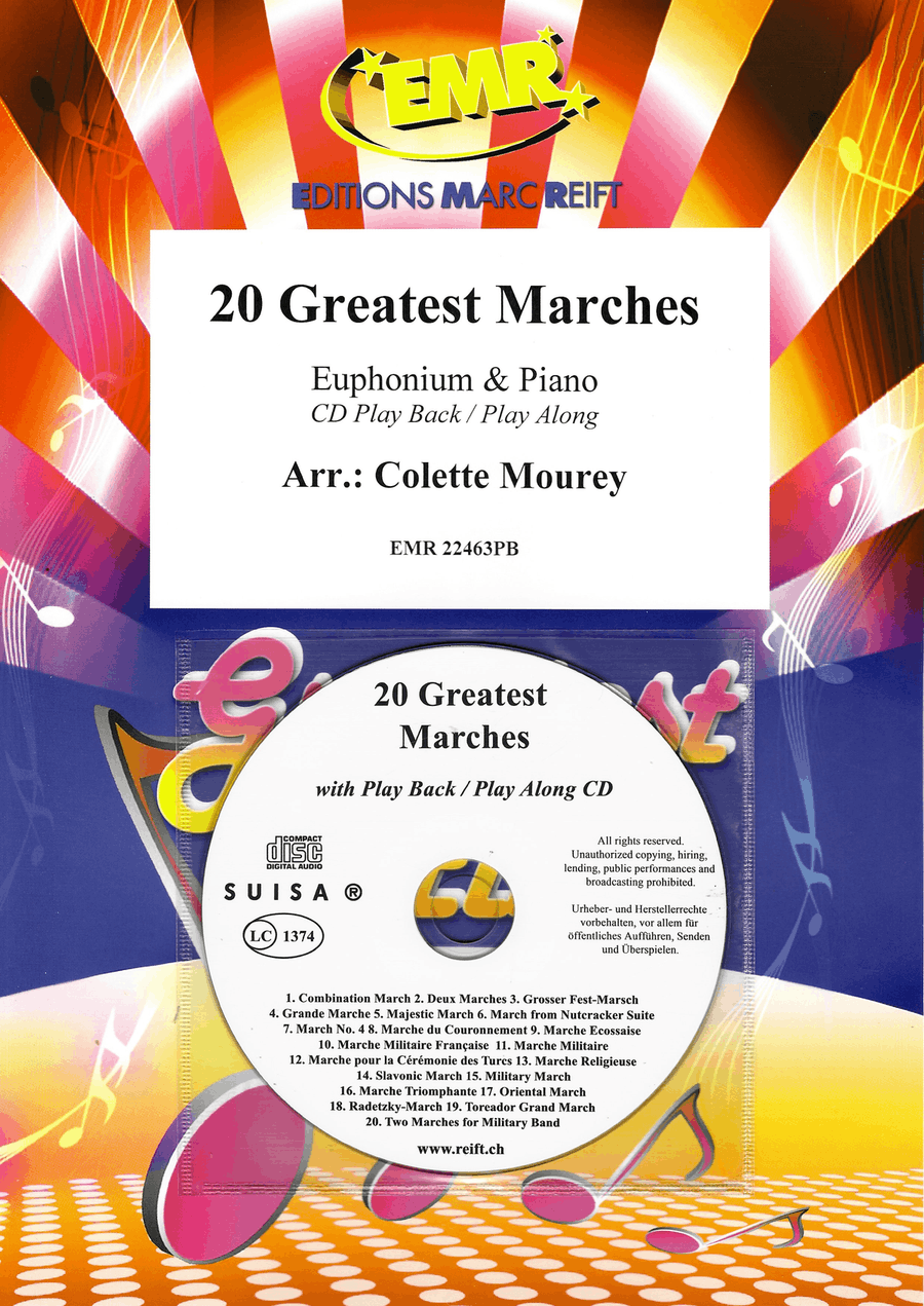 20 Greatest Marches 20 Greatest Marches Euphonium scores gallery preview page 1