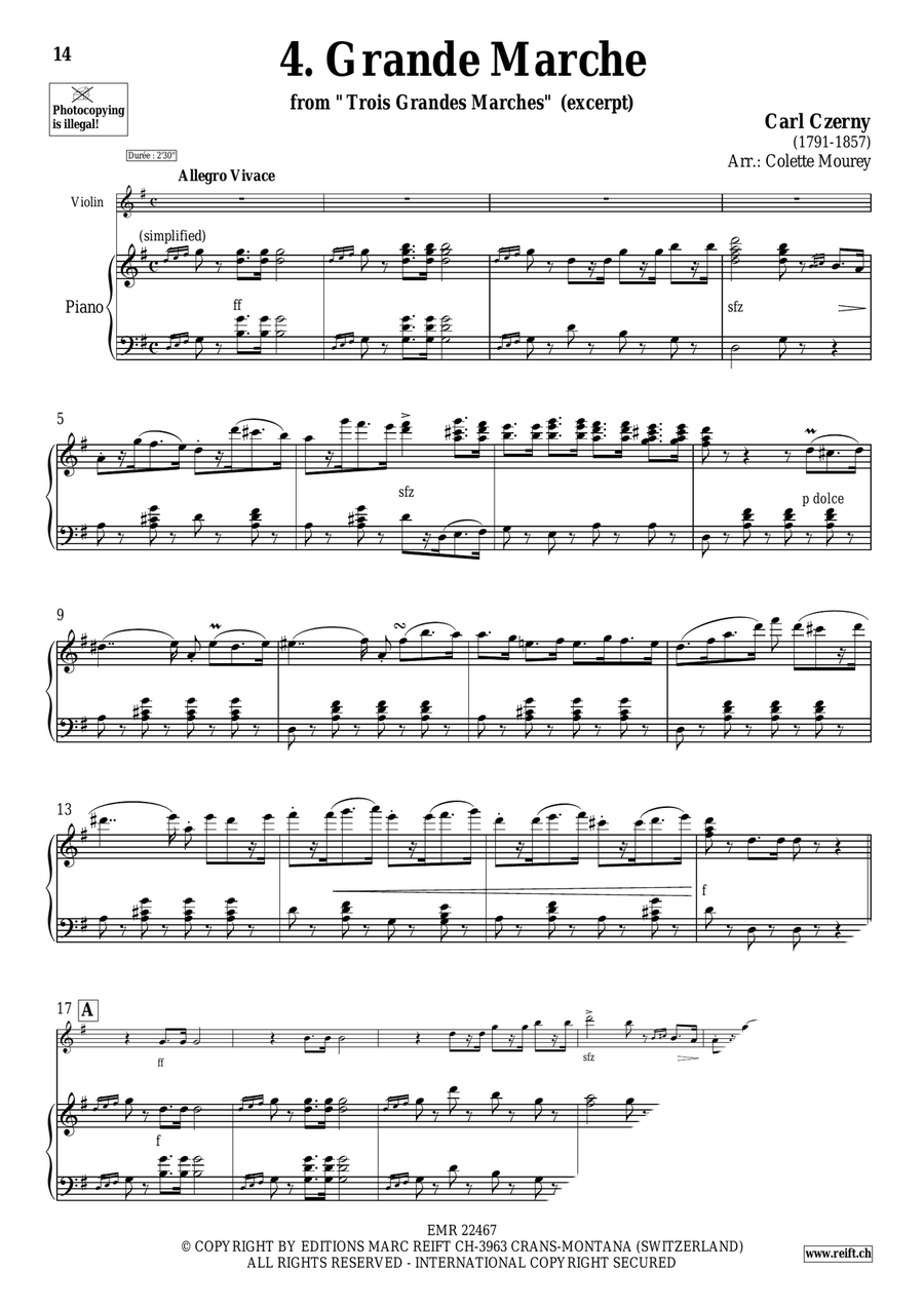 20 Greatest Marches 20 Greatest Marches Violin Solo scores gallery preview page 6