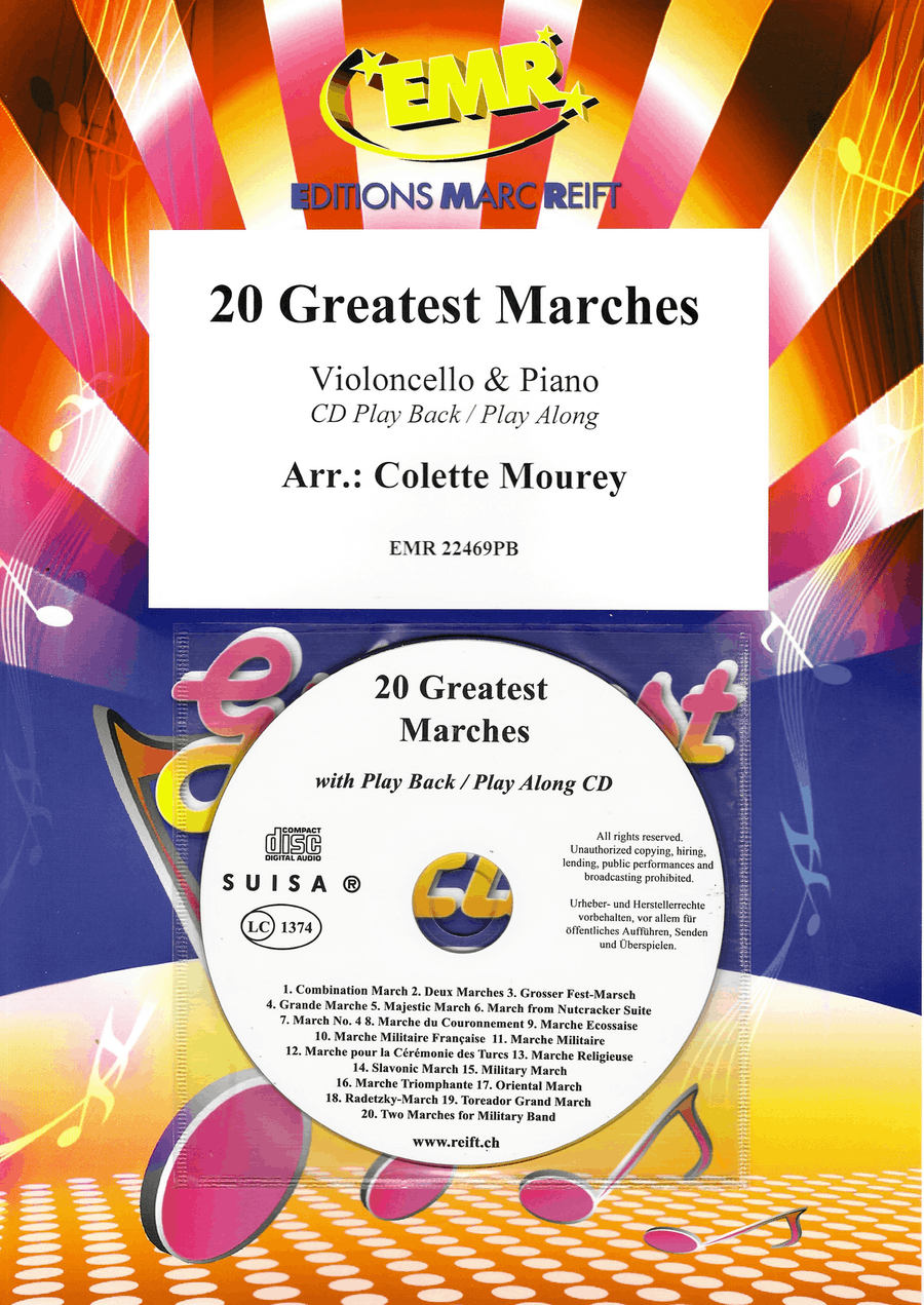 20 Greatest Marches 20 Greatest Marches Piano Accompaniment scores gallery preview page 1