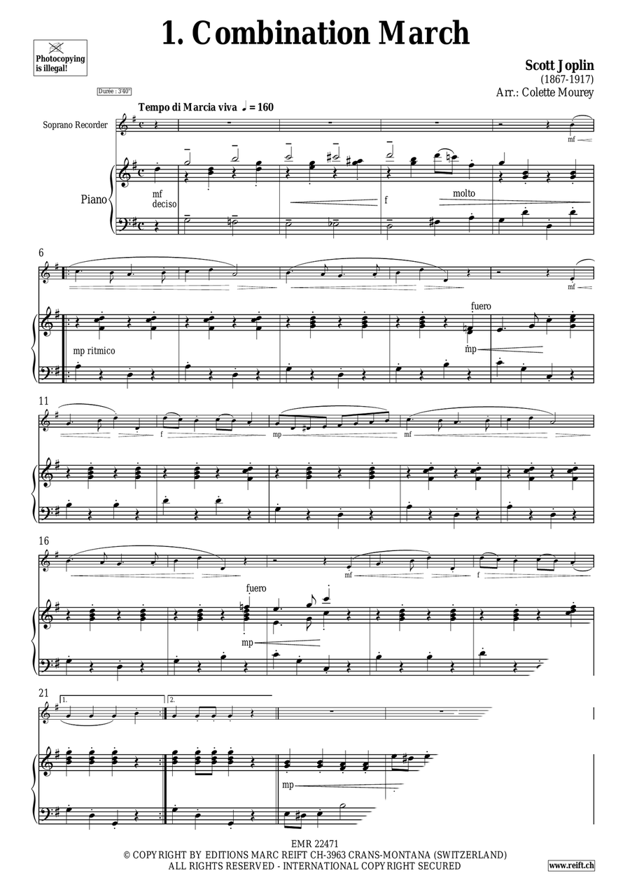 20 Greatest Marches 20 Greatest Marches Soprano Recorder scores gallery preview page 3