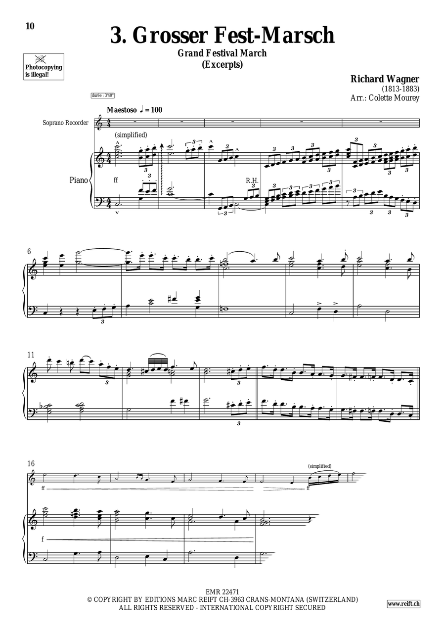 20 Greatest Marches 20 Greatest Marches Soprano Recorder scores gallery preview page 5