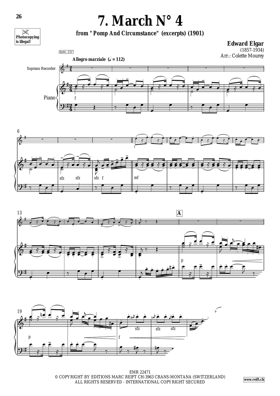 20 Greatest Marches 20 Greatest Marches Soprano Recorder scores gallery preview page 9