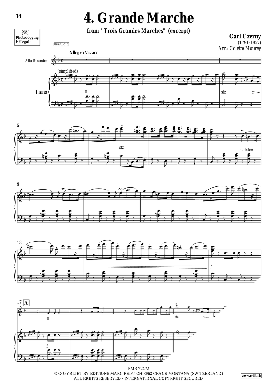 20 Greatest Marches 20 Greatest Marches Alto Recorder scores gallery preview page 6