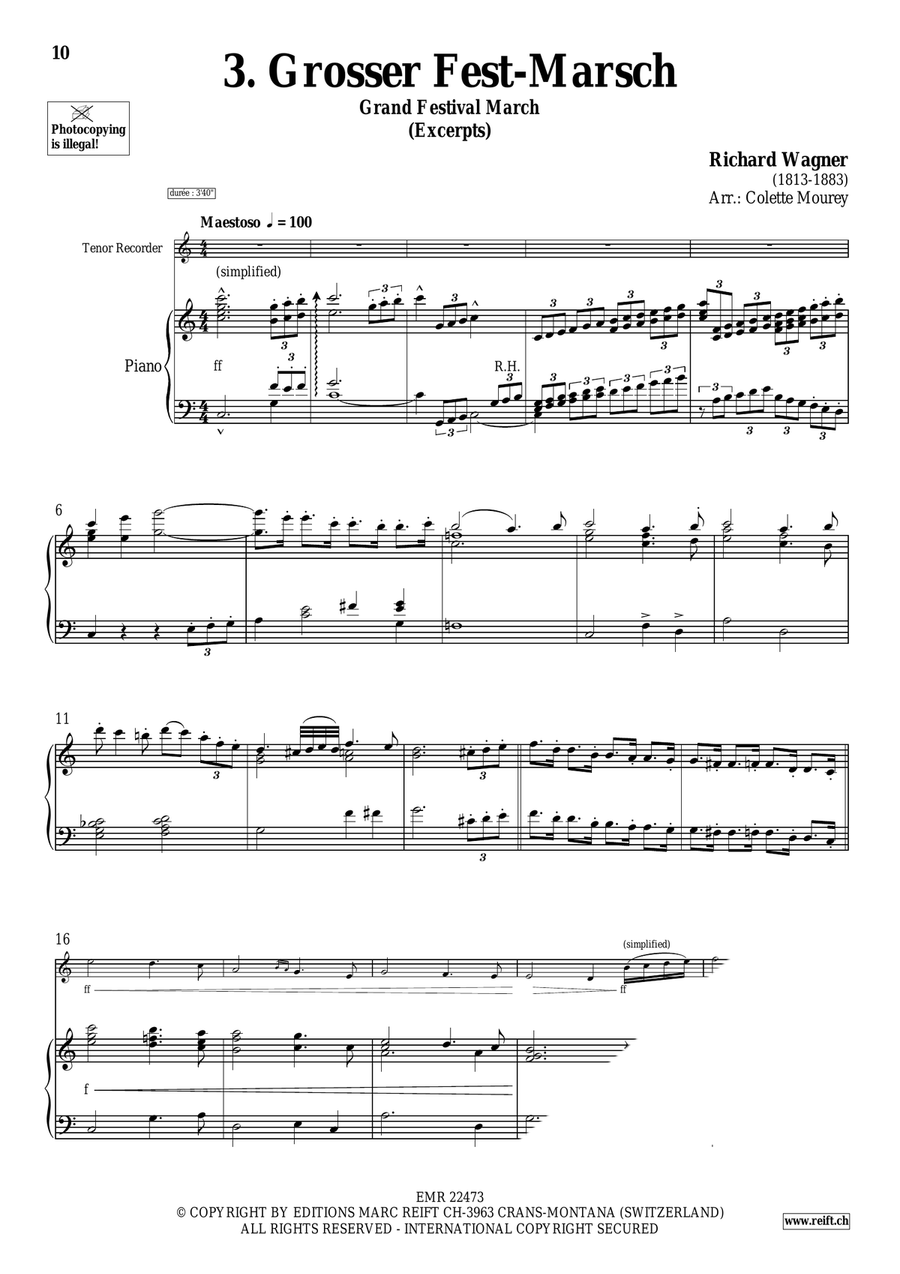20 Greatest Marches 20 Greatest Marches Tenor Recorder scores gallery preview page 5