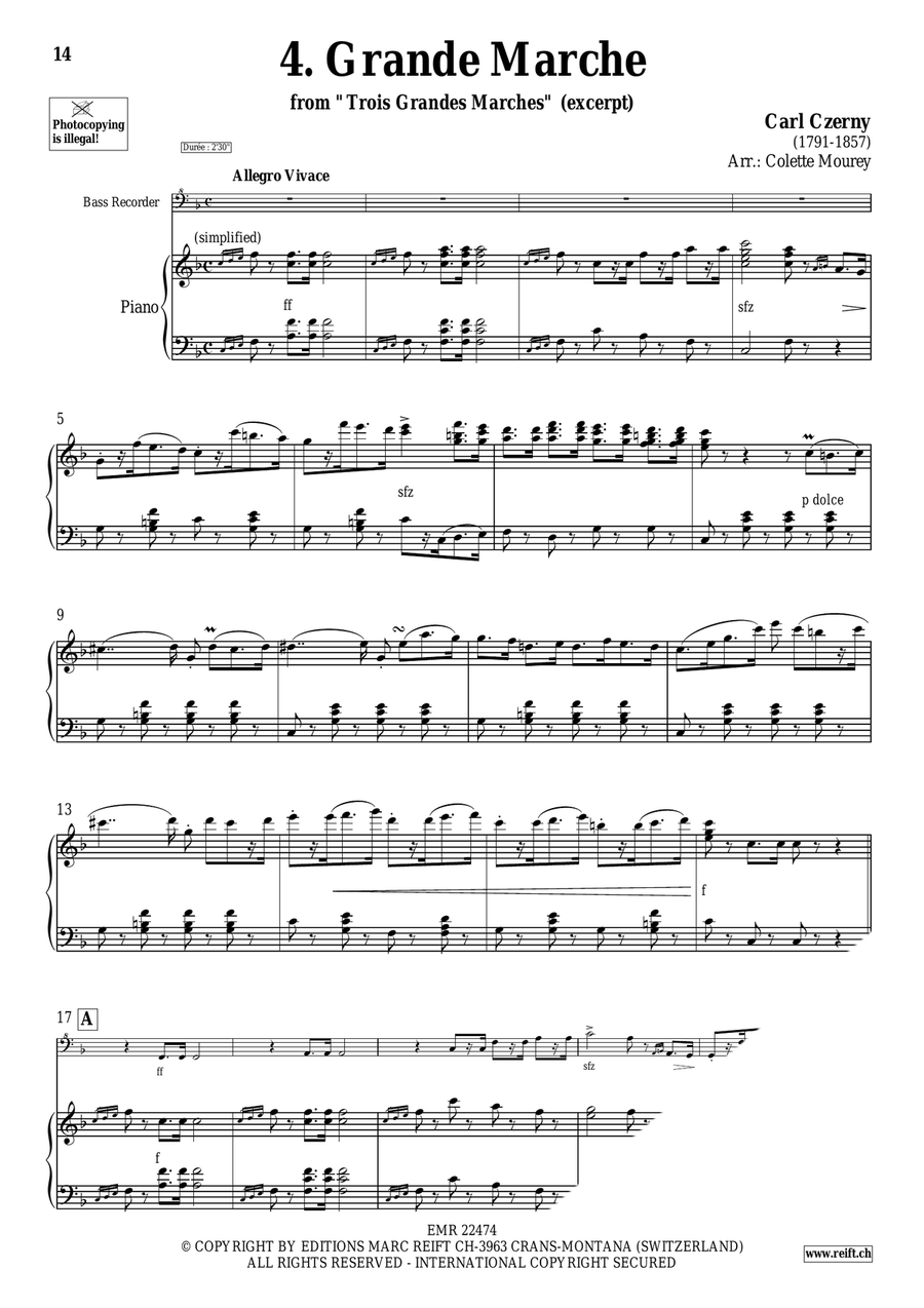 20 Greatest Marches 20 Greatest Marches Bass Recorder scores gallery preview page 6