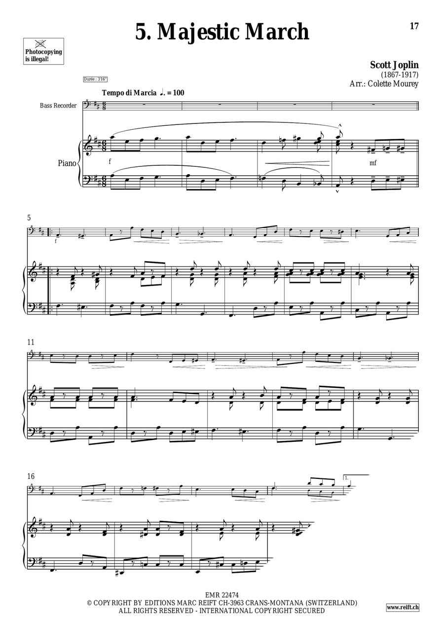 20 Greatest Marches 20 Greatest Marches Bass Recorder scores gallery preview page 7
