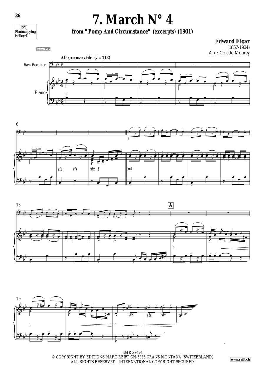 20 Greatest Marches 20 Greatest Marches Bass Recorder scores gallery preview page 9