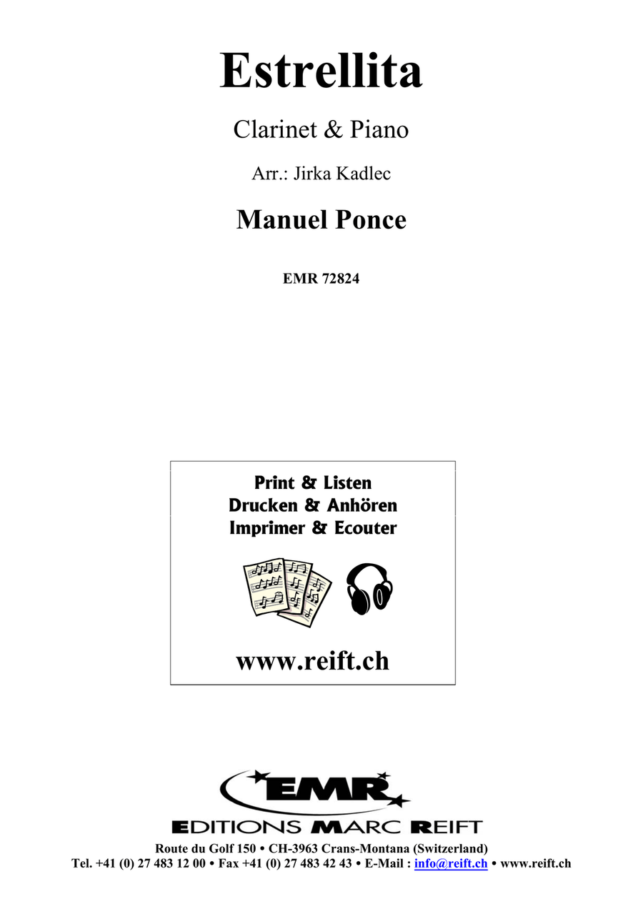 Estrellita Estrellita Clarinet Solo scores gallery preview page 2