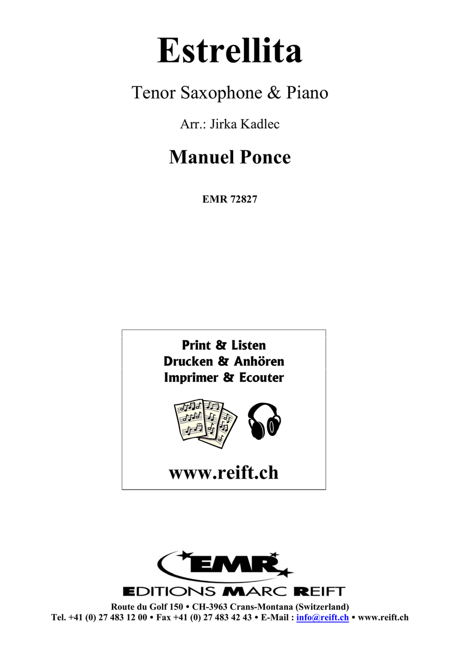 Estrellita Estrellita Tenor Saxophone scores gallery preview page 2