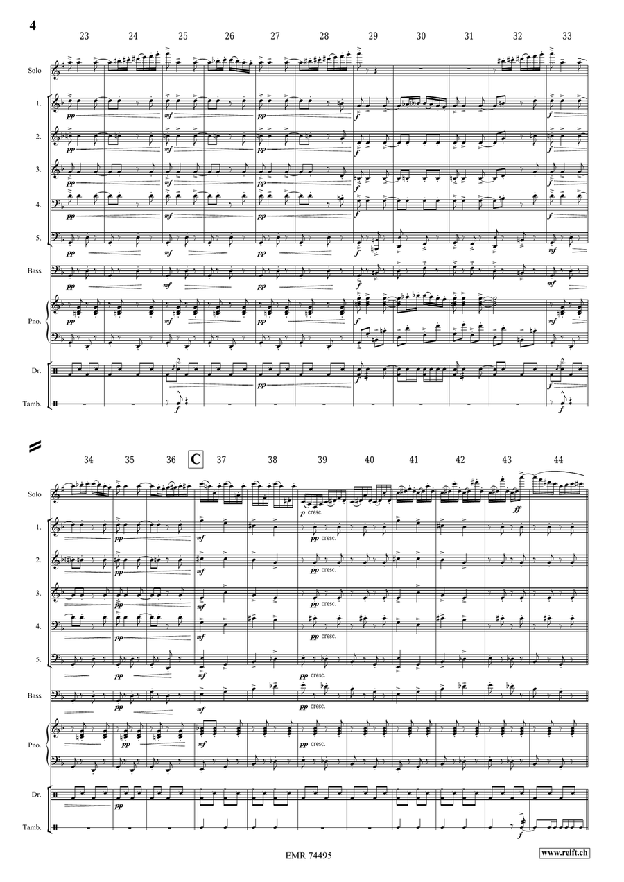 Ciocârlia Ciocârlia Woodwind Quintet scores gallery preview page 4
