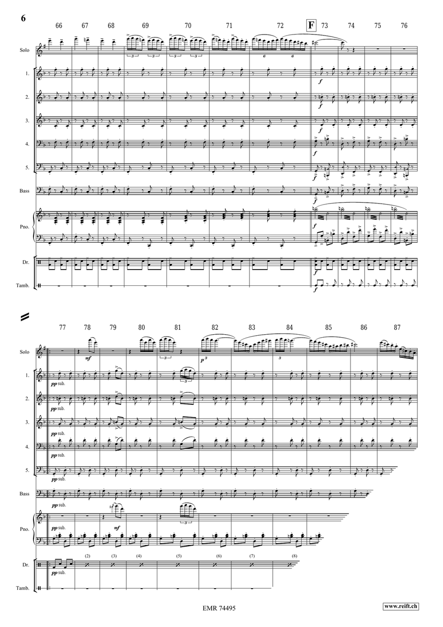 Ciocârlia Ciocârlia Woodwind Quintet scores gallery preview page 6
