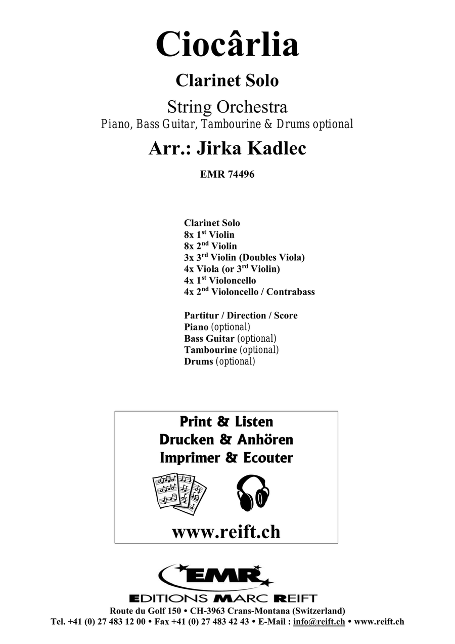Ciocârlia Ciocârlia String Orchestra scores gallery preview page 2