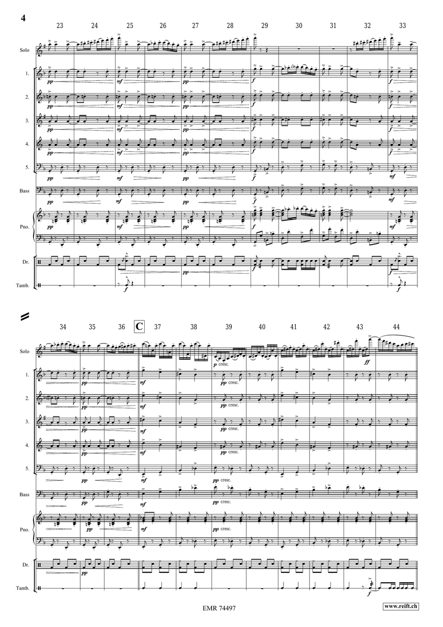 Ciocârlia Ciocârlia Woodwind Quintet scores gallery preview page 4