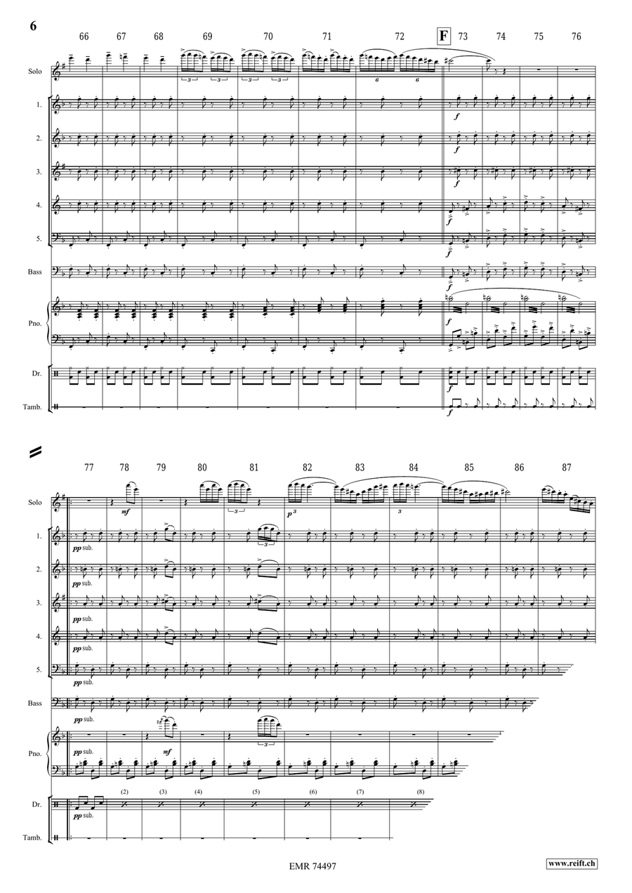 Ciocârlia Ciocârlia Woodwind Quintet scores gallery preview page 6
