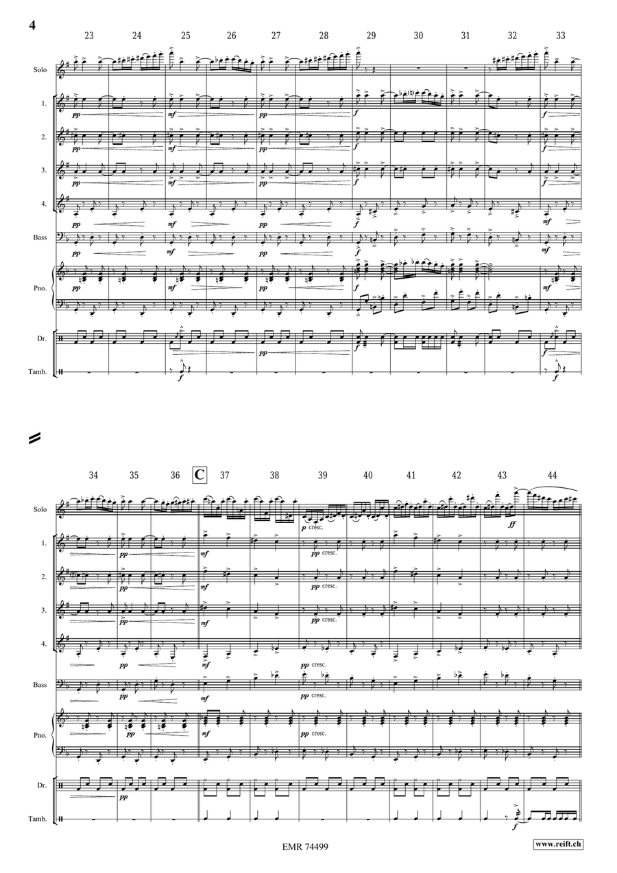 Ciocârlia Ciocârlia Clarinet Quartet scores gallery preview page 4