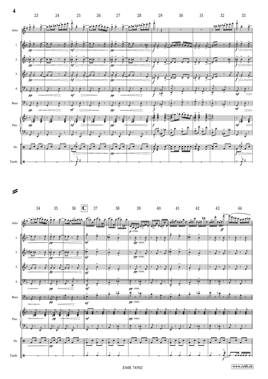 Ciocârlia Ciocârlia Clarinet Quartet scores gallery preview page 4
