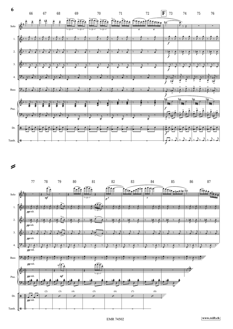Ciocârlia Ciocârlia Clarinet Quartet scores gallery preview page 6