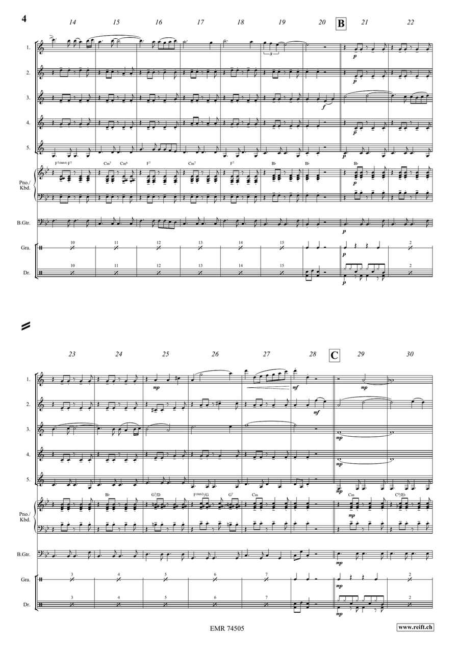 Amapola Amapola Clarinet Quintet scores gallery preview page 4