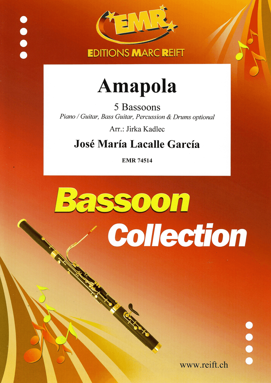 Amapola Amapola Bassoon scores gallery preview page 1