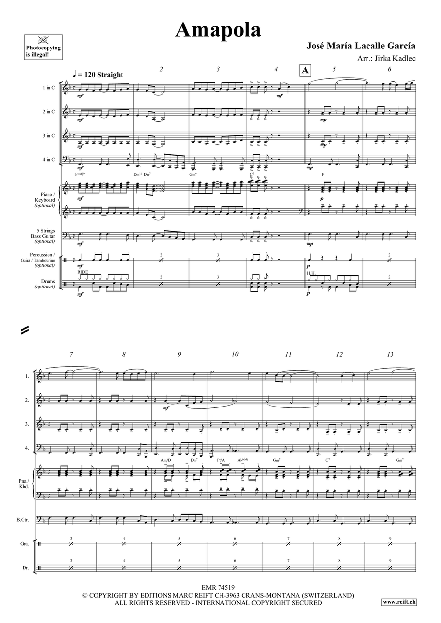 Amapola Amapola Score scores gallery preview page 3