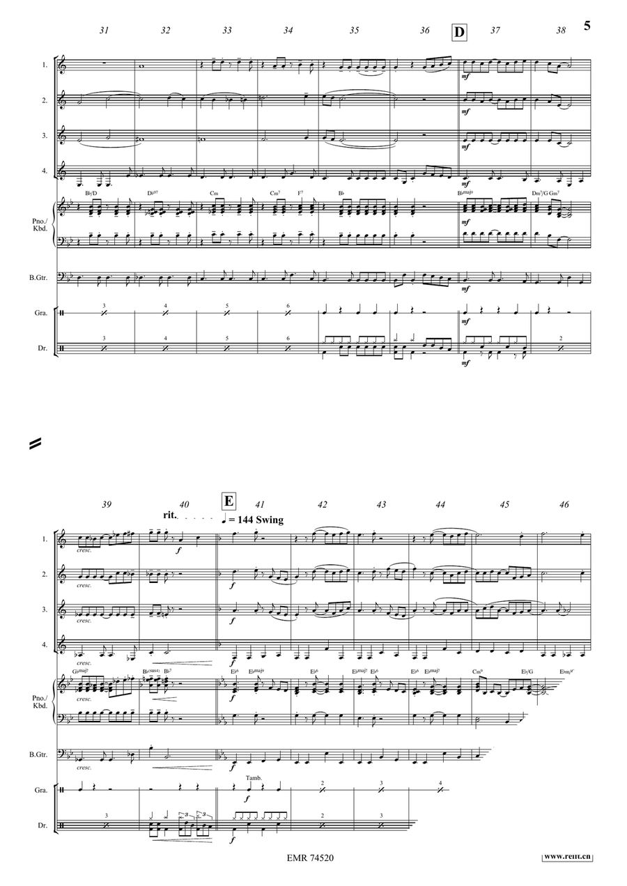 Amapola Amapola Clarinet Quartet scores gallery preview page 5