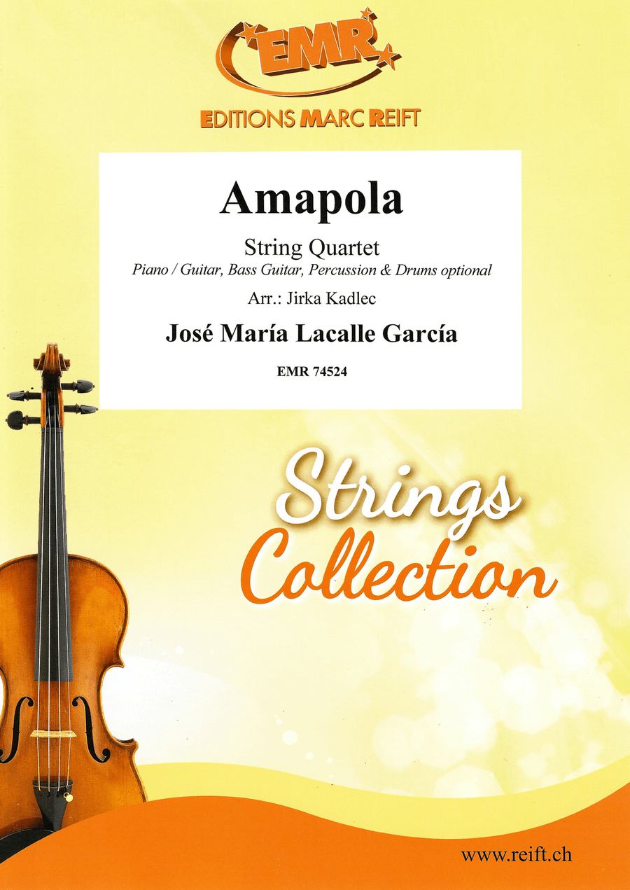 Amapola Amapola String Quartet scores gallery preview page 1