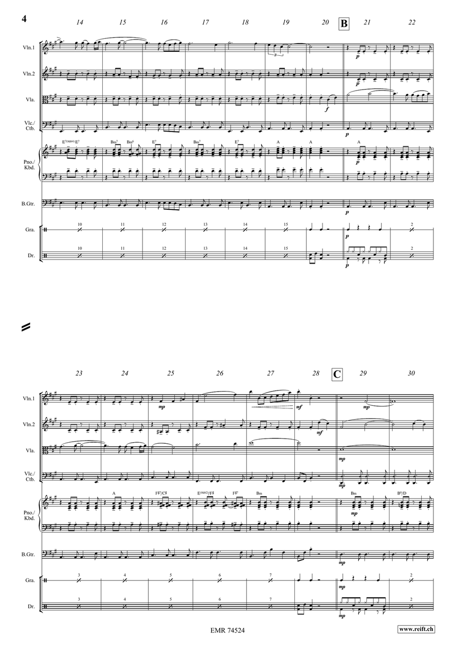 Amapola Amapola String Quartet scores gallery preview page 4
